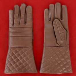 Lightly Padded Leather Gloves