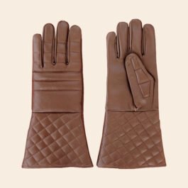 Lightly Padded Leather Gloves